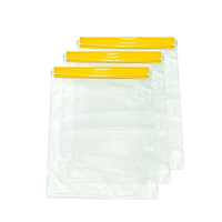 HaoRan Pochette étanche transparente en PVC pour cartes d'identité de bateau, documents et billets de travail