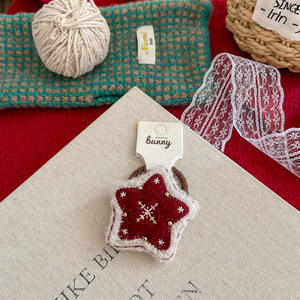 Рождественская мультяшная заколка для волос с пятиконечной звездой - Product Image 5