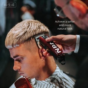 Tagliacapelli Elettrico Professionale da Uomo con Display LCD, Corpo in Ceramica, Alimentazione USB, Manuale in Inglese, per Casa e Hotel - Product Image 4