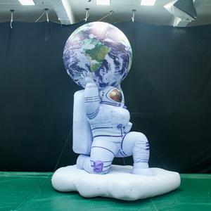 رائد فضاء الديكور موضوع الفضاء أدى نفخ سباورمان نفخ القمر الإعلان العملاق نفخ رائد فضاء - Product Image 1