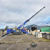 Grue araignée Tonlita RC CE EPA EURO 14 tonnes 16 tonnes, mini-grue sur chenilles pour installation, SPYDERCRANE, grue araignée 10 tonnes 12 tonnes