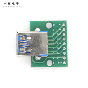 <b>Usb</b> 3.0 Female Header To DIP Conversion Board 2.54mm Through Hole Signal Conversion Module For PcB Interface <b>Extension</b> - Product Image 1