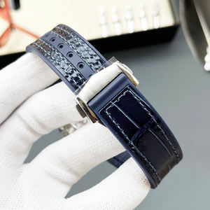 2026 New Model - Sapphire Crystal Cover Steel <b>Case</b> Leather Strap Suitable for Business and High-End Women's <b>Watches</b> - Product Image 6