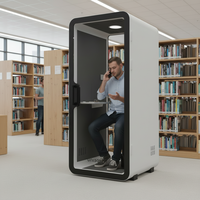 Cabines insonorisées Unibooth en profilés d'aluminium de précision, durables, design moderne, installation rapide et facile pour la maison/le bureau