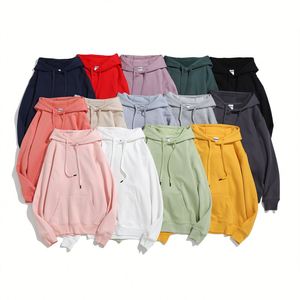 Sudaderas Lisas de <span class=keywords><strong>Doble</strong></span> Capa Rosa, 350 g/m², Compra al por Mayor, Algodón Unisex, Gruesas, Cómodas, Elegantes, Lisas, de Alta Calidad - Product Image 2