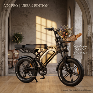 20 Inch Fat Tire <b>Electric</b> Bicycle V20 Pro 48V CE Certified Fast Delivery Italy Expandable Passenger Seat E Bike - Product Image 1