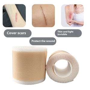 Chuancheng Meilleures ventes <span class=keywords><strong>Rouleau</strong></span> de ruban adhésif en silicone portable pour cicatrices chirurgicales, chéloïdes, hypertrophiques et rides - Product Image 5