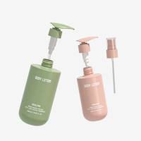 Flacon de shampooing PET de luxe 150ml-500ml, écologique PCR avec pompe dorée, vaporisateur à fine brume, logo personnalisé, emballage cosmétique pour gel douche