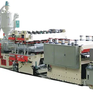 PP/PE/PC hollow profile sheet extrusion machine PE Hollow profile sheet extrusion machine single layer