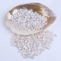 Perles de culture d'eau douce baroques naturelles blanches de qualité AAA en gros, 8-12 mm x 6-9 mm, perles en vrac pour la fabrication de bijoux