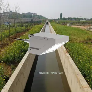 Ce Hondetech Open Kanaal Irrigatie 24Ghz Radarstroommeter Voor Getijdensnelheid En Waterpeilmeting Van Het Riviermeer