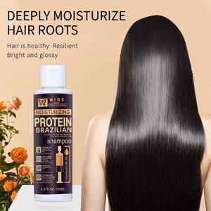 Wiseking Brazilian Protein <strong>Shampoo</strong> 150ml Contain Argan Oil <strong>with</strong> Collagen Deep Repairing Anti-Breakage <strong>Moisturizing</strong> Hair <strong>Shampoo</strong> - Product Image 3