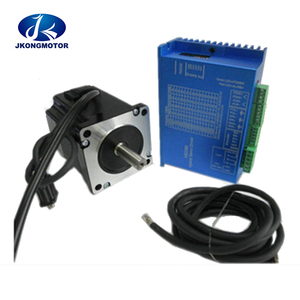 ชุดเครื่องเราเตอร์ CNC 4 แกน 4 ชิ้น ไดรเวอร์มอเตอร์สเต็ปเปอร์ JKD 5056S + มอเตอร์ <span class=keywords><strong>Nema</strong></span> <span class=keywords><strong>23</strong></span> 425 Oz 4 ชิ้น + แหล่งจ่ายไฟ 350w - Product Image 1