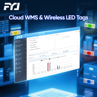 Sistema de Recolección por Luz (Pick-to-Light) Inteligente FYJ con Etiquetas LED Indicadoras, Software WMS y Estación Base, 99.9% de Precisión en la Recolección