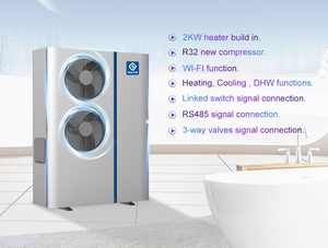 Nulite New Energy B245 B345 Air to Water R32 8KW 12KW Heat Pump <b>Heater</b> A+++ Heat Pump Water <b>Heater</b> Heat Pump Water <b>Heater</b> Heat P - Product Image 2