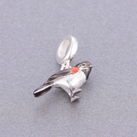 Breloque en argent sterling 925 pour bracelet Fit Original Pan, Afrique du Sud, 5 gros animaux, perle de springbok pour la fabrication de bijoux pour femmes