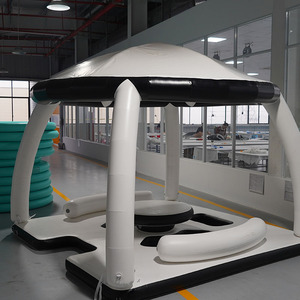 Plateforme flottante <span class=keywords><strong>gonflable</strong></span> personnalisée avec toit, île flottante <span class=keywords><strong>gonflable</strong></span> pour la baignade, quai pour les sports nautiques, les loisirs et les fêtes - Product Image 6