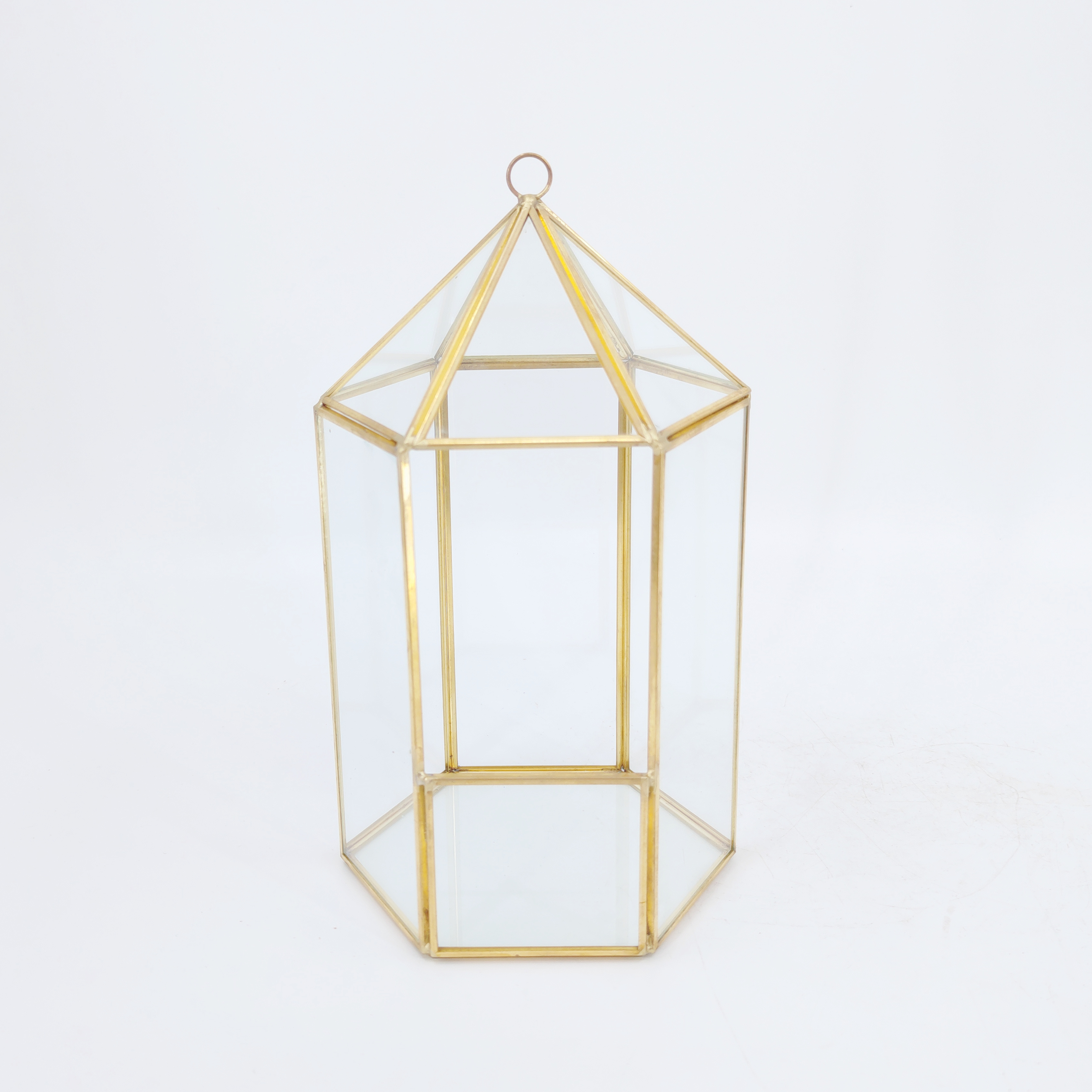 Классические «сделай сам» золотые стеклянные террариумы свечи растения