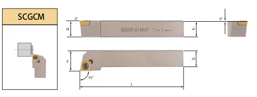 Turning Holder tools machining with CNC Insert Tool Hholder