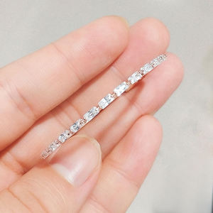 RAKOL BP2005 Fashion Cubic Zirconia Silver Color <b>Bracelet</b> Bangle Jewelry for Women - Product Image 2