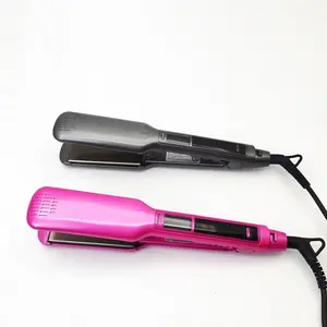 High-End Electric Irons Professional Kera Hair Straightener Custom Hair Iron LCD Display With Lock Design Hair Styling Tools