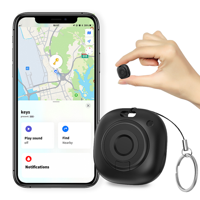 GSC MFi Certified Smart Tag Find My Tag AirTag Tracker BluEtooth Locator Finder for Keys Wallet Card Bag Anti Lost Tag Device