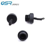 Capuchon anti-poussière fileté multifonction durable en POM OSR pour protection de valve de bouteille de plongée - Équipement de plongée (à partir de 14 ans)
