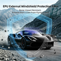 Film de protection pare-brise auto-adhésif EPU Caméléon, anti-éclats, changeant de couleur, pour voiture, teinte sécurisée 6,5 mil, clarté adaptative, anti-éclats