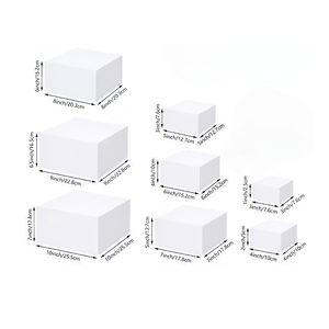 EDa Décorations en céramique pour aliments froids adaptées à l'usine <span class=keywords><strong>Table</strong></span> à dessert pour buffet Support à pâtisserie <span class=keywords><strong>Table</strong></span> à dessert en acrylique - Product Image 6