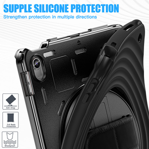 Per iPad 10a generazione 2022 10.9 pollici cavalletto ibrido Cover posteriore costruito con tracolla - Product Image 2
