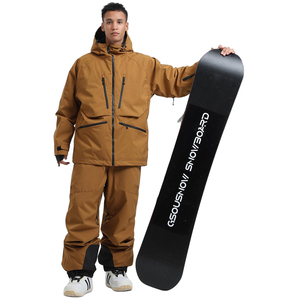 <span class=keywords><strong>Tuta</strong></span> da Sci Invernale Personalizzata da <span class=keywords><strong>Uomo</strong></span>, Completo da <span class=keywords><strong>Snowboard</strong></span> Impermeabile e Termico in 2 Pezzi, Set Salopette da Sci Calda per Esterno, <span class=keywords><strong>Tuta</strong></span> da Neve - Product Image 1