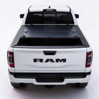Couverture de benne rigide pliable en trois parties pour Ram 1500, Ram 3500 (2019-2024), Nissan Titan (2016-2024), Toyota Hilux (2015-2024) – Usage intensif