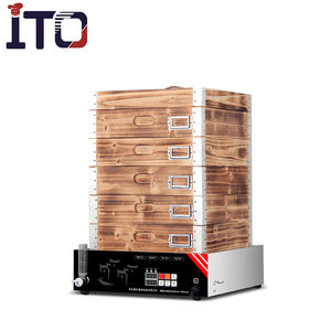 Máquina vaporera de bambú para calentar moño chino baozi, para desayuno, restaurante - Product Image 1