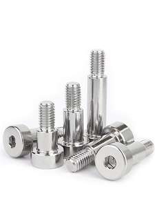 Vis à épaule <span class=keywords><strong>Honoble</strong></span> en acier inoxydable M20 métrique/pouce, classes 4.8 et 6.8, finition brute, fixations à filetage standard - Product Image 2