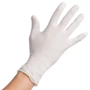 ラテックス手袋使い捨てラテックス手袋パウダーフリーボックス健康診断ラテックス滅菌外科用手袋メーカー人気
