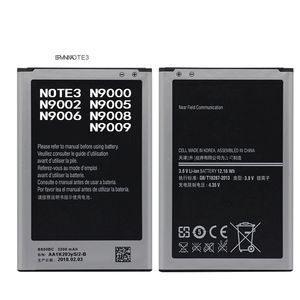 สำหรับ Samsung B800BE <span class=keywords><strong>แบ</strong></span><span class=keywords><strong>ต</strong></span>เตอรี่เดิม B800BC Galaxy <span class=keywords><strong>Note3</strong></span> N9005 N900 N9009 N9008 N9002 NFC 3200mAh แทนที่<span class=keywords><strong>แบ</strong></span><span class=keywords><strong>ต</strong></span>เตอรี่ - Product Image 1