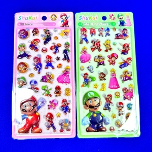 Autocollants 3D en relief ShuKui avec Mario, Cardcaptor Sakura, <span class=keywords><strong>Totoro</strong></span>, Chibi Maruko-chan - Cadeau - Product Image 6