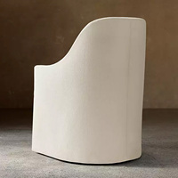 Fauteuils de salle à manger Rhoohill personnalisés de style américain avec roulettes, modernes, en tissu de lin noir pour l'intérieur