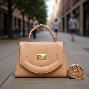 Bolso Bandolera para Mujer Fana, Cuero PU, Color Sólido, Estilo Clásico, con Correa para el Hombro, Cierre Magnético, Almacenamiento para Maquillaje - Product Image 2