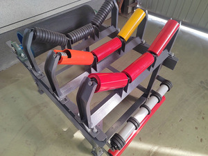 مصنع صيني ، بكرات حزام ناقل من الفولاذ الكربوني 3 صفوف من الفولاذ ، حالة جديدة - Product Image 5