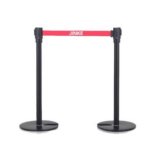 Poste Retráctil de Metal para Sistema de Control de Filas, Barrera de Tráfico para Control de Multitudes - Product Image 1