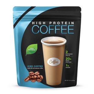 <span class=keywords><strong>Poudre</strong></span> de café protéiné aux saveurs <span class=keywords><strong>chocolat</strong></span>, vanille et caramel, enrichie <span class=keywords><strong>en</strong></span> probiotiques - Product Image 5