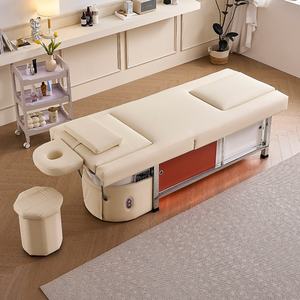 Lit de salon moderne inclinable pour le lavage des cheveux, la pédicure, le massage, le lavage du shampoing, le spa capillaire - Product Image 1