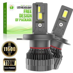 Ampoules LED <span class=keywords><strong>de</strong></span> Conduite <span class=keywords><strong>de</strong></span> Haute Qualité 110W 11600Lm 6500K 12V A13B pour Grossistes Mondiaux en Éclairage Automobile - Product Image 1