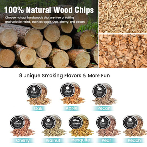 Wholesale Cocktail Smoker Wood <strong>Chips</strong> <strong>Smoking</strong> Walnut Pecan Cherry Apple Oak Wood <strong>Chips</strong> for Whiskey Cocktail Smoker - Product Image 2