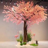Vente en gros directe d'usine, arbre de cerisier artificiel rose pour la décoration de mariage, d'hôtel et de paysage