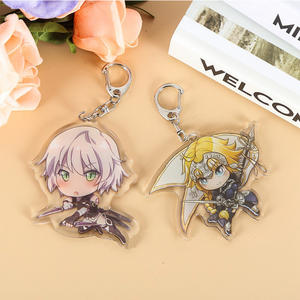 Gantungan kunci akrilik transparan karakter Danmei kartun DIY pribadi gantungan kunci Wangxian Logo kustom jimat akrilik - Product Image 4