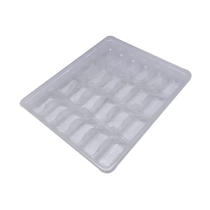 Dumpling vacuum forming plastic tray with compartments