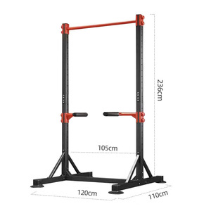 Customizable Indoor Steel Horizontal <b>Bar</b> Unisex <b>Home</b> Fitness <b>Pull</b>-<b>up</b> <b>Bar</b> for Teenager Adult with Dips Support - Product Image 2
