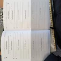 Journal de Santé Mentale Personnalisé à Couverture Rigide en Lin, pour l'Anxiété et Suivi Guidé, Pages Classiques Conçues, Carnet Premium de Haute Qualité